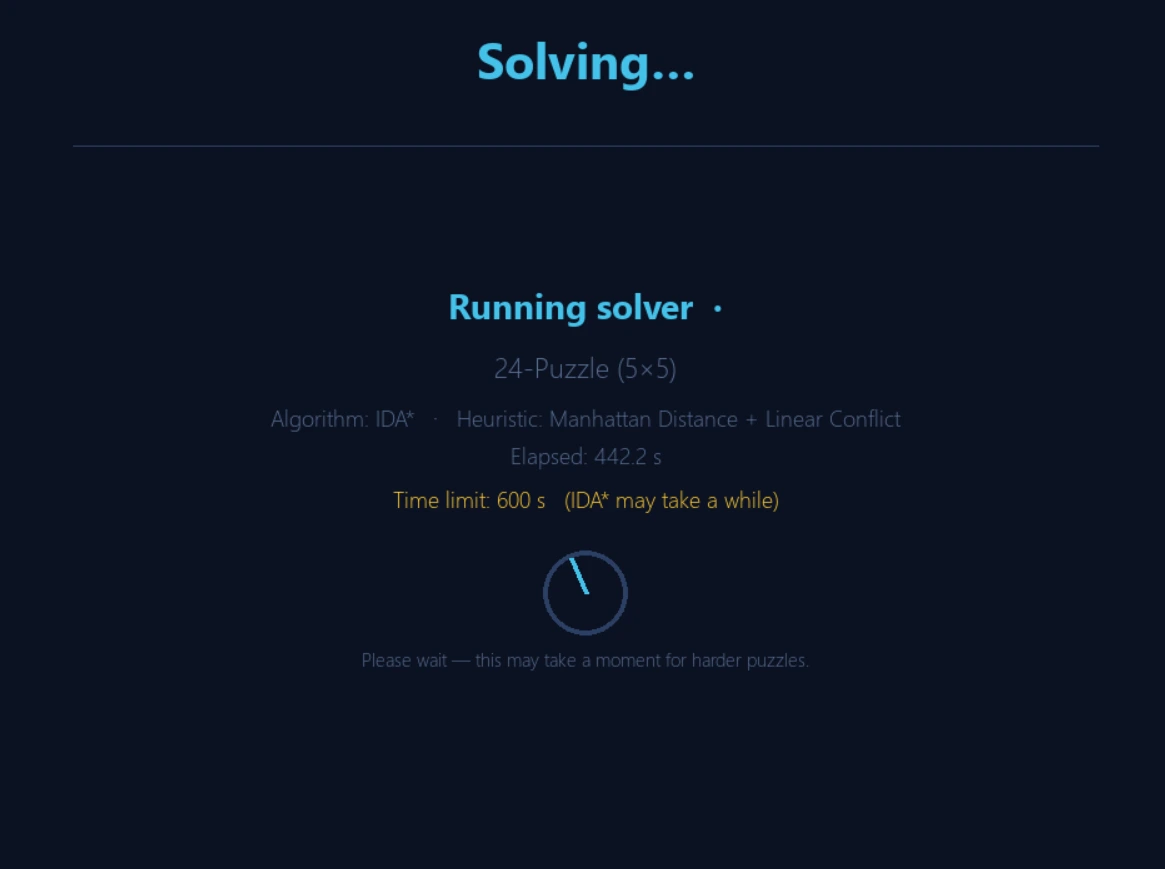N-Puzzle Interface 2