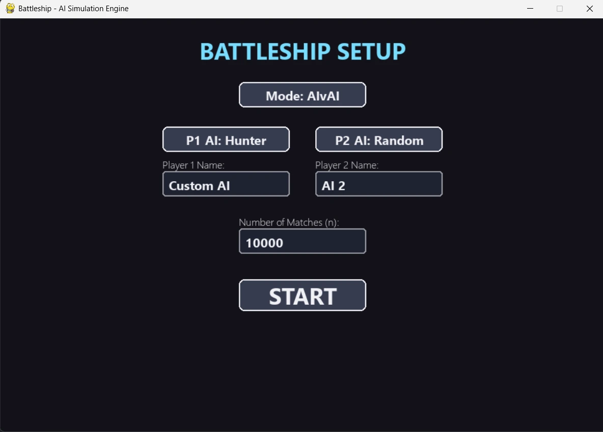 Battleship PyGame Interface